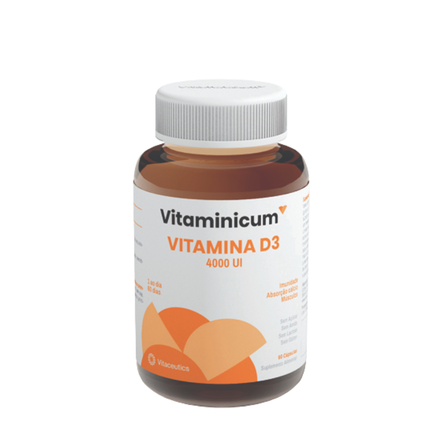 Vitaminicum Vitamina D3 4000 UI Cápsulas x60