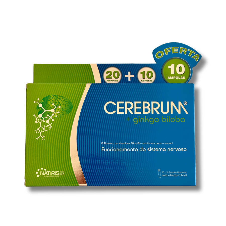 Cerebrum Ginkgo Biloba Ampolas 20 + 10 Oferta