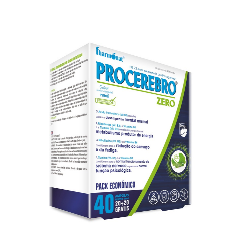 Procerebro Zero Ampolas x40