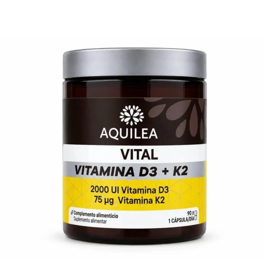 Aquilea Vital Vitamina D3 + K2 Cápsulas x90