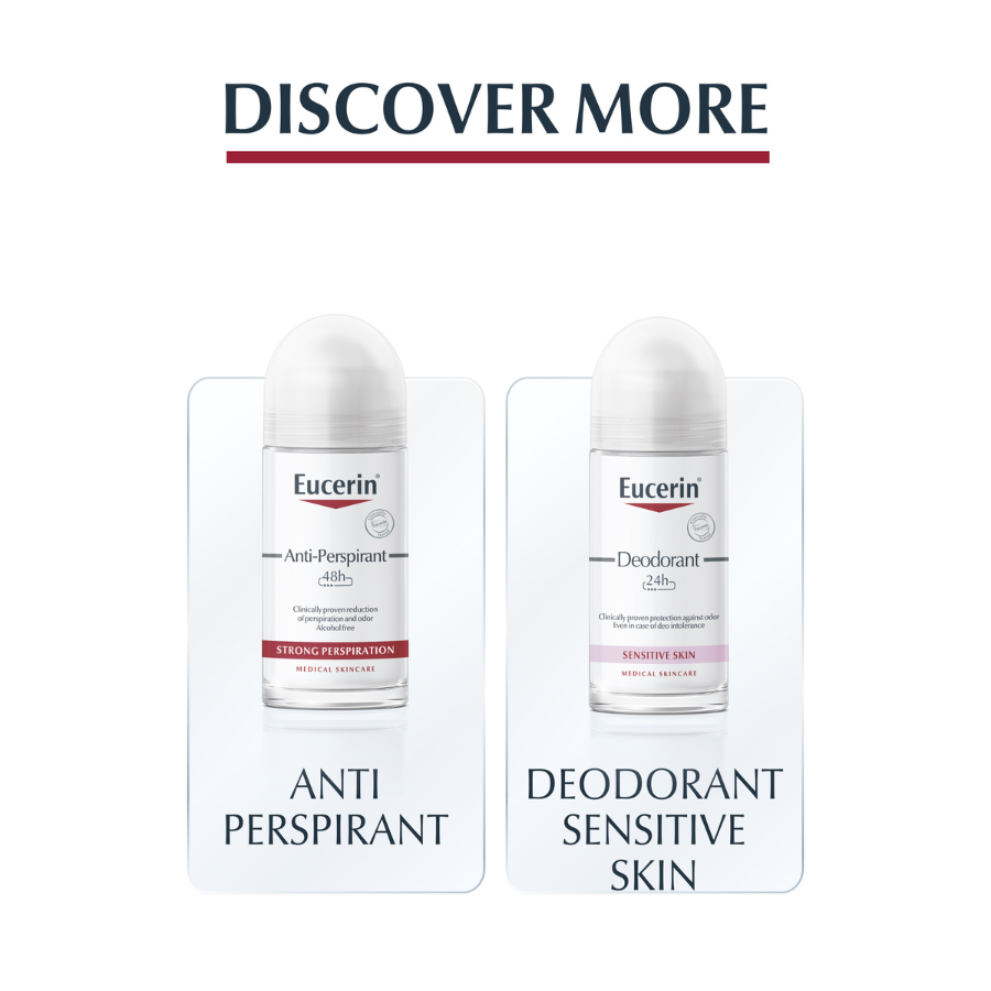 Eucerin Desodorizante Roll-On 48H 0% Alumínio 50ml