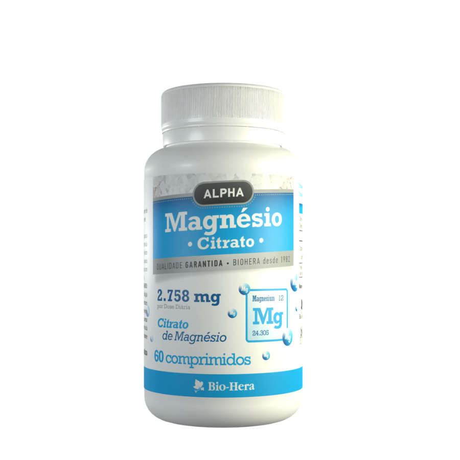 Bio-Hera Alpha Magnésio Citrato Cápsulas x60