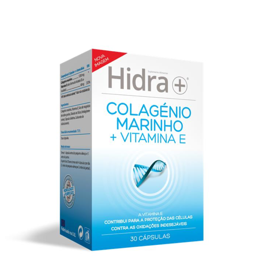 CHI Hidra+ Colagénio Marinho + Vitamina E Cápsulas x30