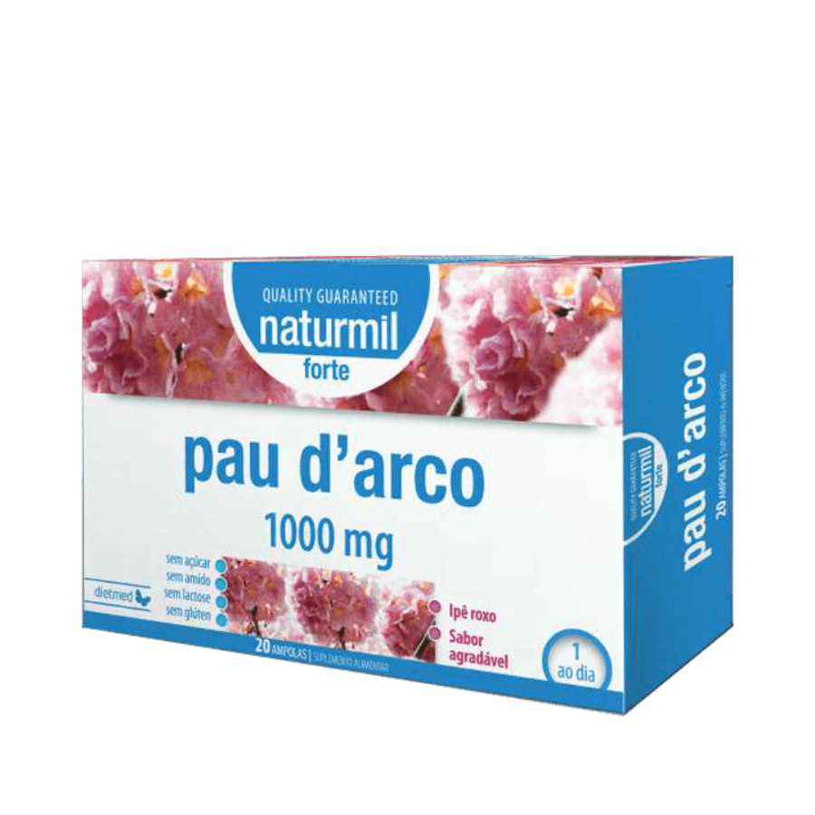 Naturmil Pau d Arco Forte Ampolas x20