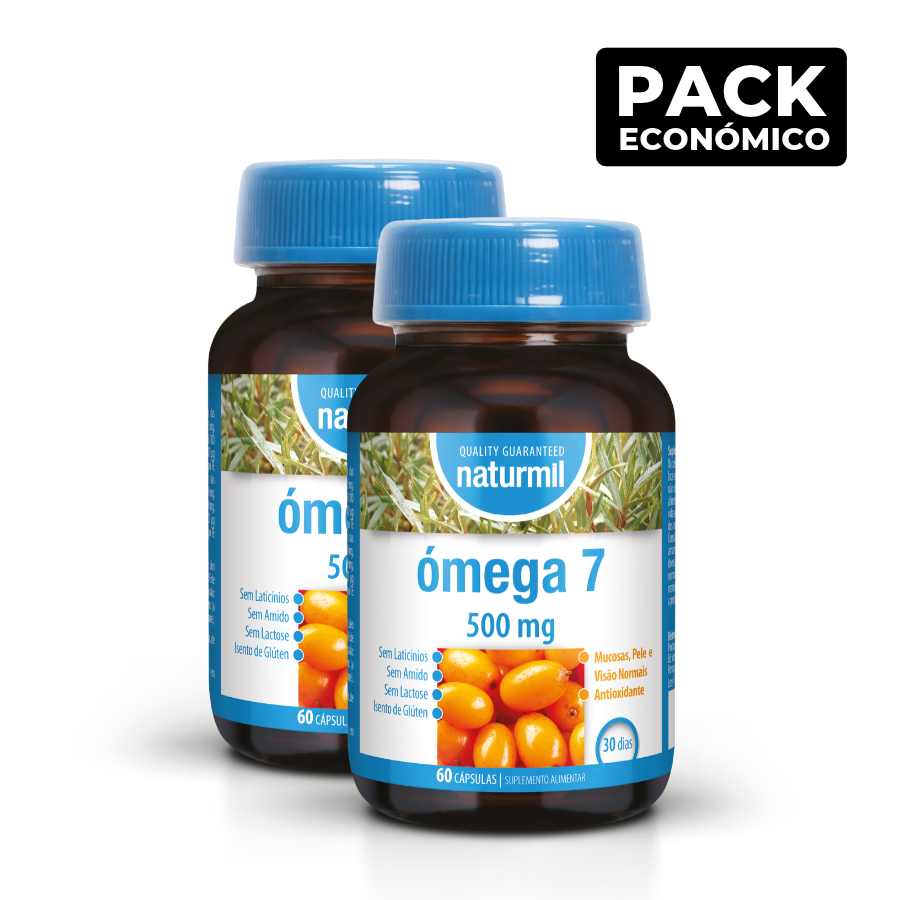 Naturmil Ómega-7 500mg Cápsulas 2x60