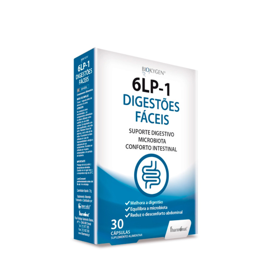 Biokygen 6LP-1 Digestoes Faceis Cápsulas x30