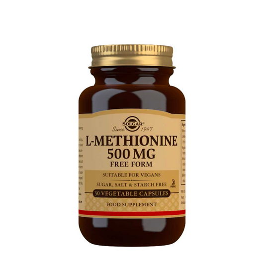 Solgar L-Methionine 500mg Cápsulas x30