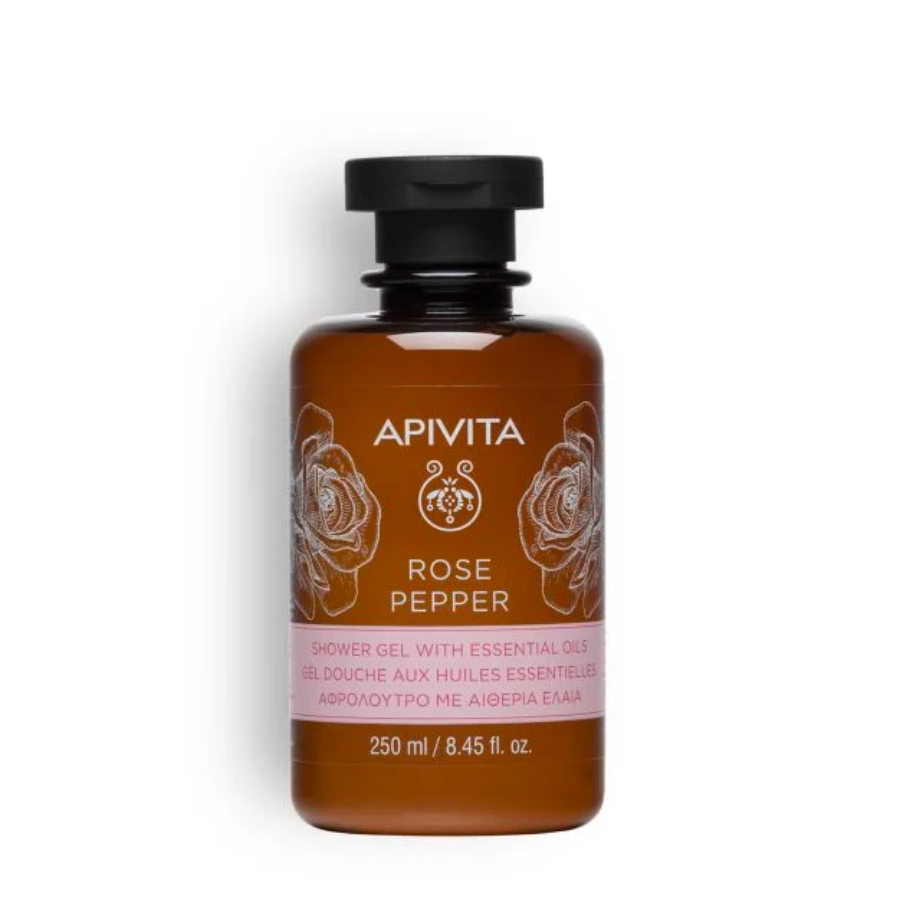 Apivita Rose Pepper Shower Gel 250ml