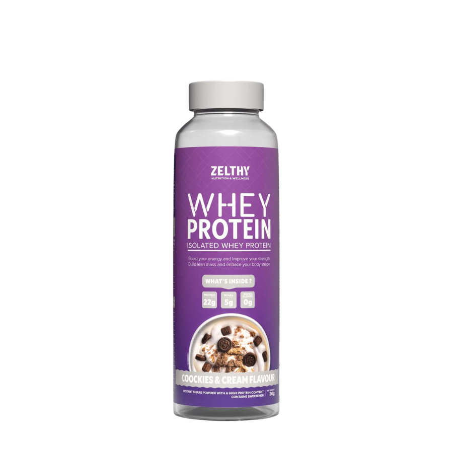 Zelthy Whey Protein Isolate Cookies & Cream 30g