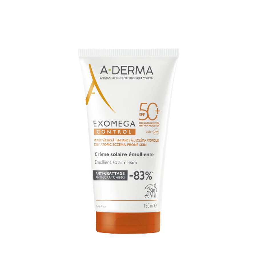 A-Derma Exomega Control Protetor Solar Emoliente SPF50 150ml