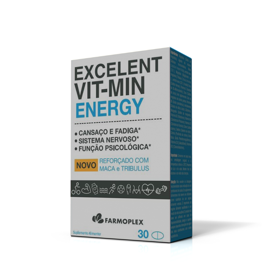 Excelent Vit-Min Energy Comprimidos x30