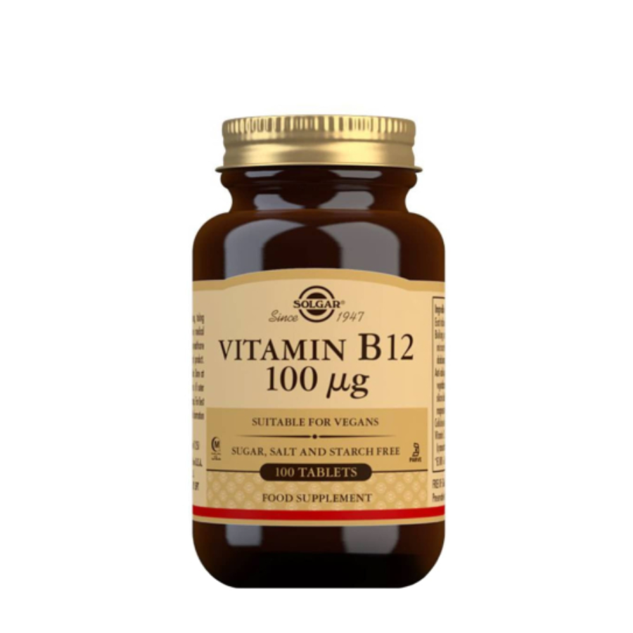 Solgar Vitamin B12 100mcg Tablets x100