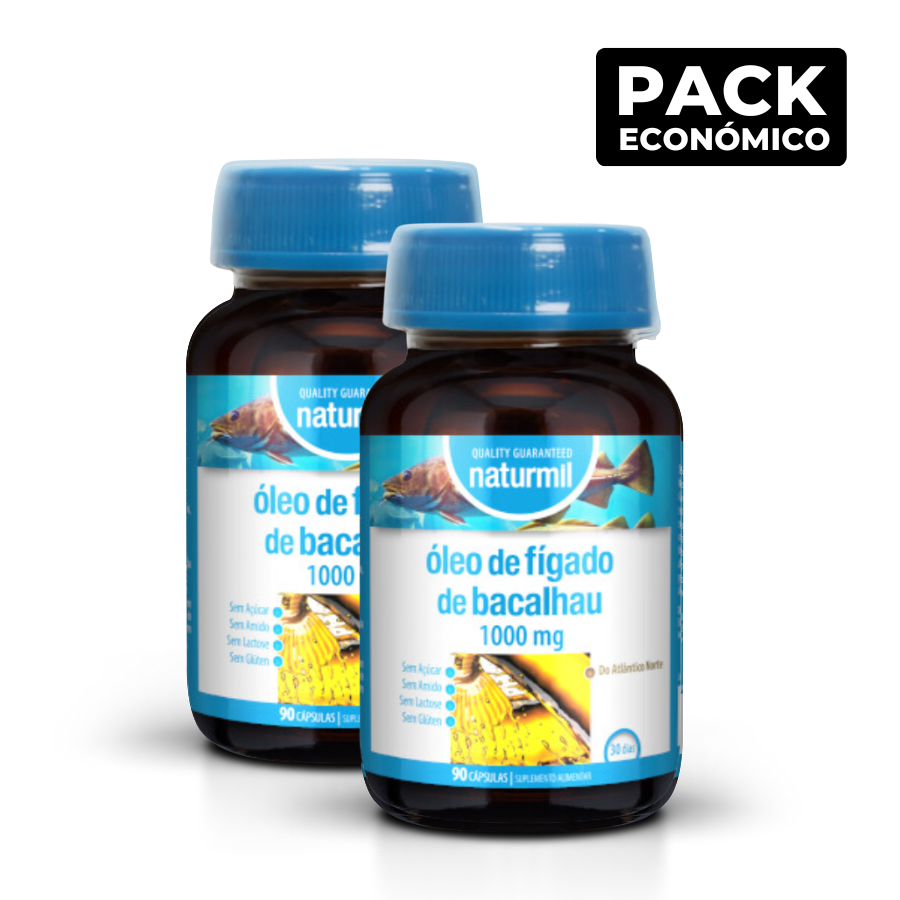 Naturmil Cod Liver Oil 1000mg Capsules 2x90