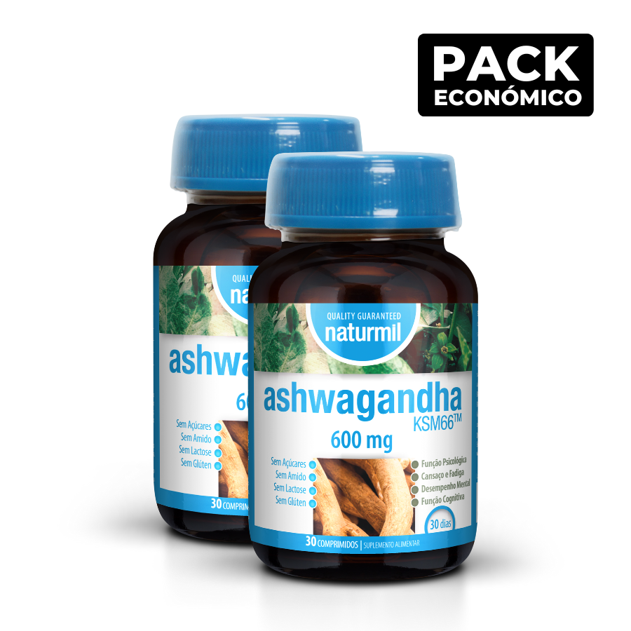 Naturmil Ashwagandha KSM-66 600mg Comprimidos 2x30