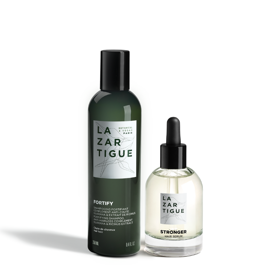 Lazartigue Fortify Shampoo 250ml + Stronger Serum 50ml