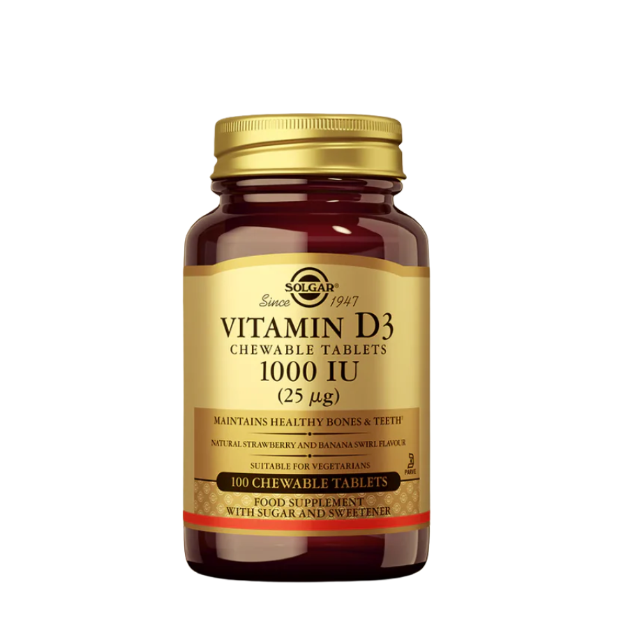 Solgar Vitamin D3 1000ui 25mcg x100