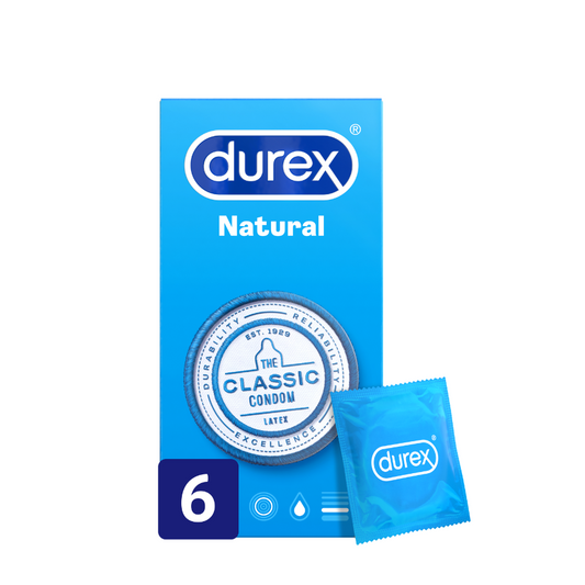 Durex Preservativos Natural x6