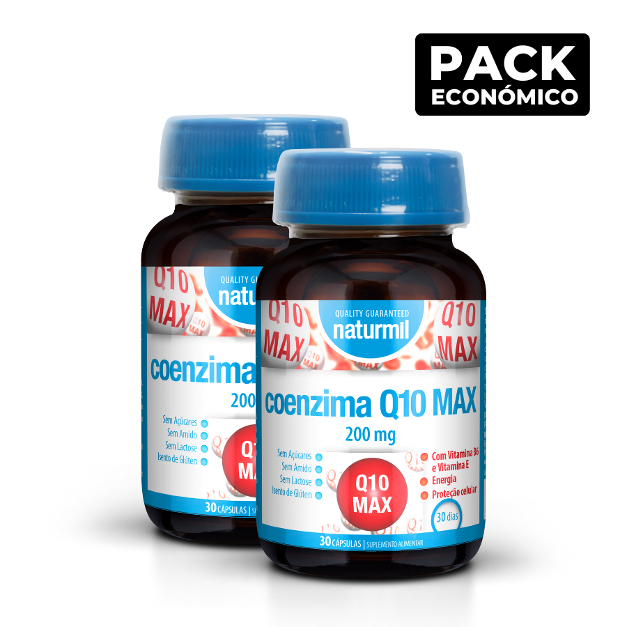 Naturmil Coenzima Q10 Max 200 mg Cápsulas 2x30