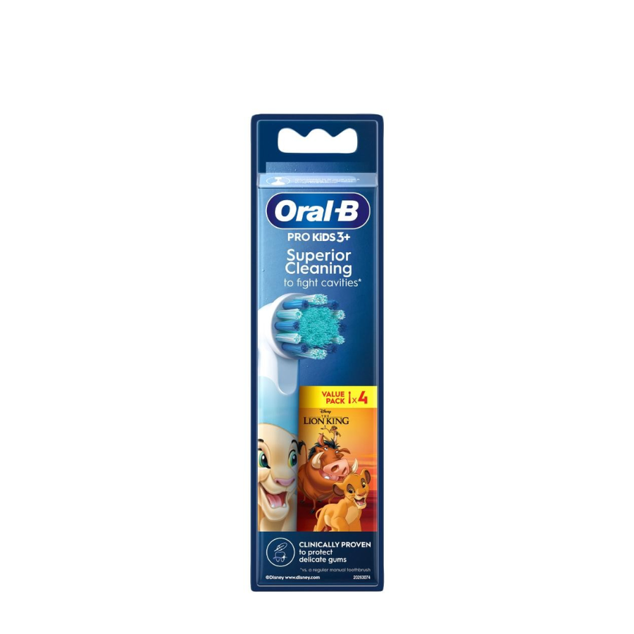Oral-B Pro Kids 3+ Lion King Refills x4