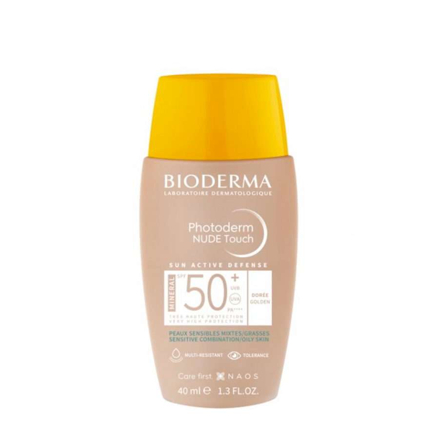 Bioderma Photoderm Nude Touch Golden Tone SPF50+ 40ml