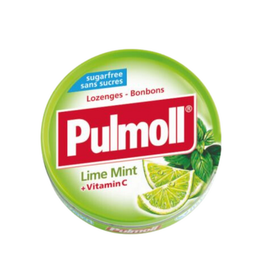 Pulmoll Pastilhas Lima Menta + Vitamina C Sem Açúcar 45g