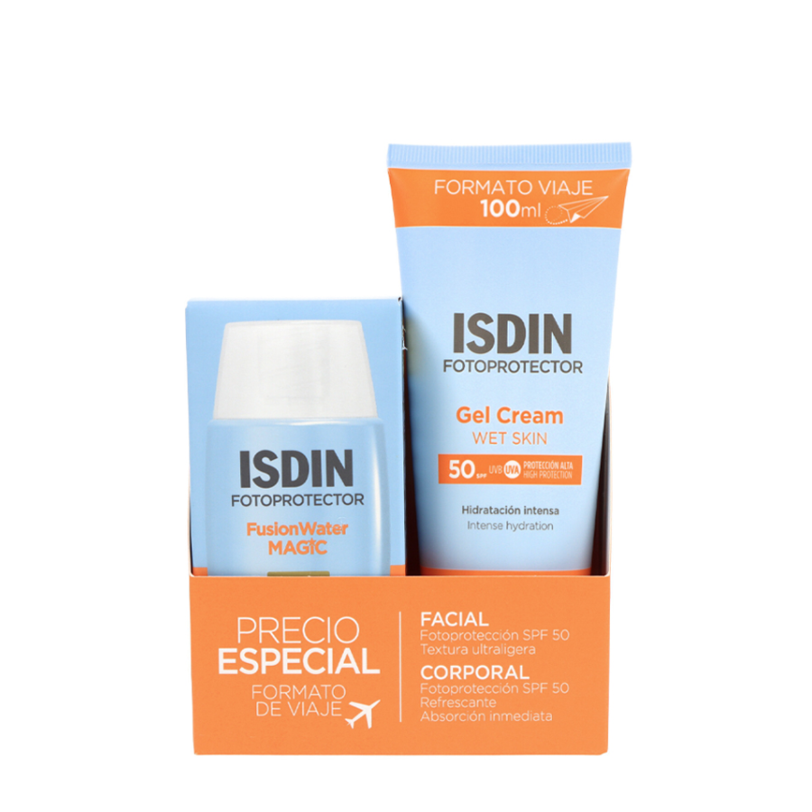 Isdin Fusion Water Magic SPF50 50ml + Gel Creme SPF50 100ml