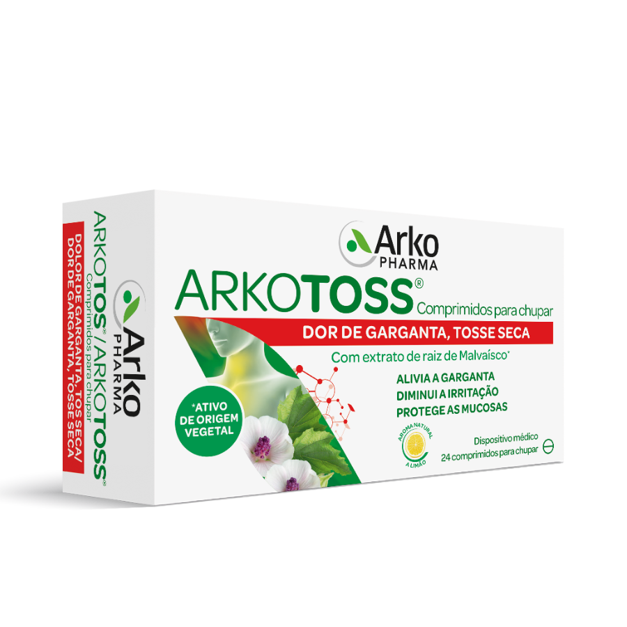 Arkotoss Dry Cough Lemon Tablets x24