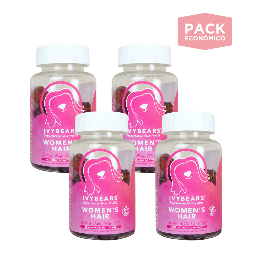 IvyBears Women's Hair Gummies 4x60