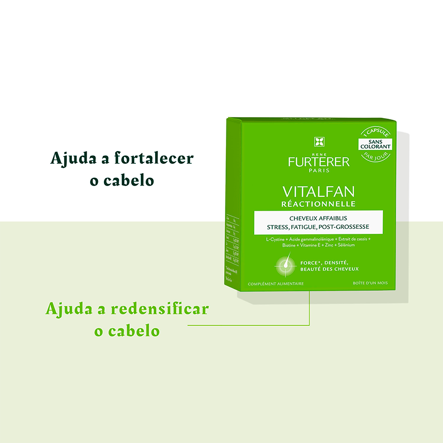 René Furterer Vitalfan Reacional Cápsulas 3x30