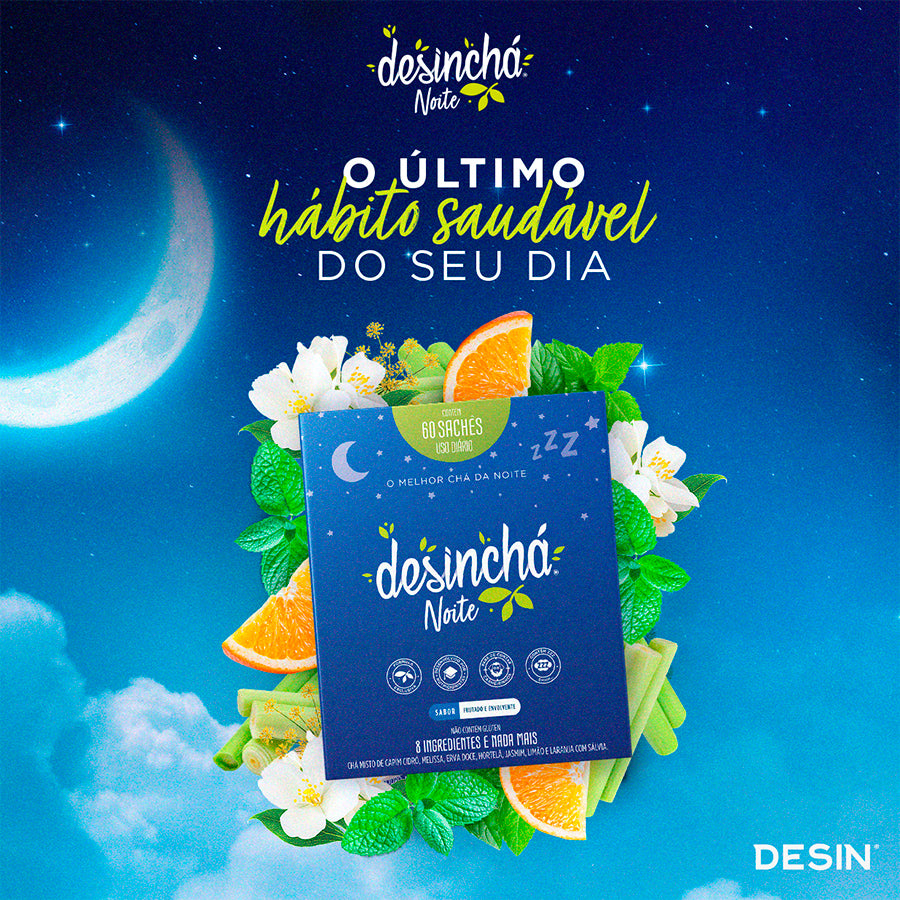 Desinchá Noite Saquetas x60