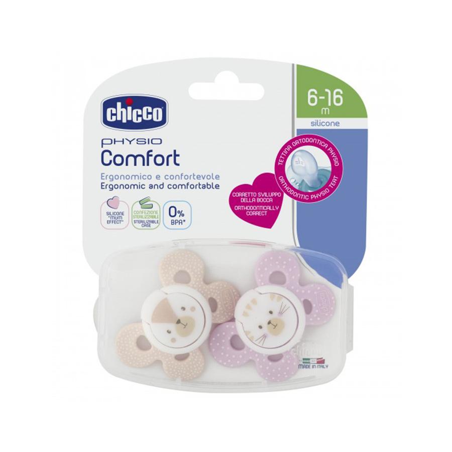 Chicco Chupeta Physio Comfort Menina 6-16m X2
