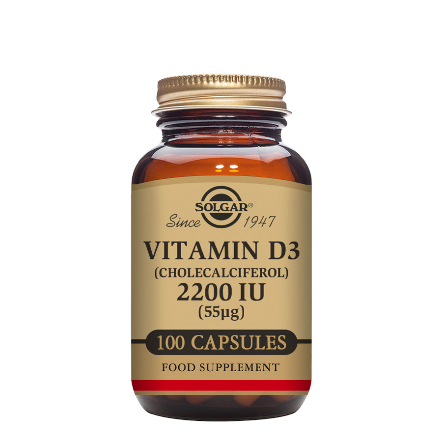 Solgar Vitamin D3 2200IU (55mcg) x100