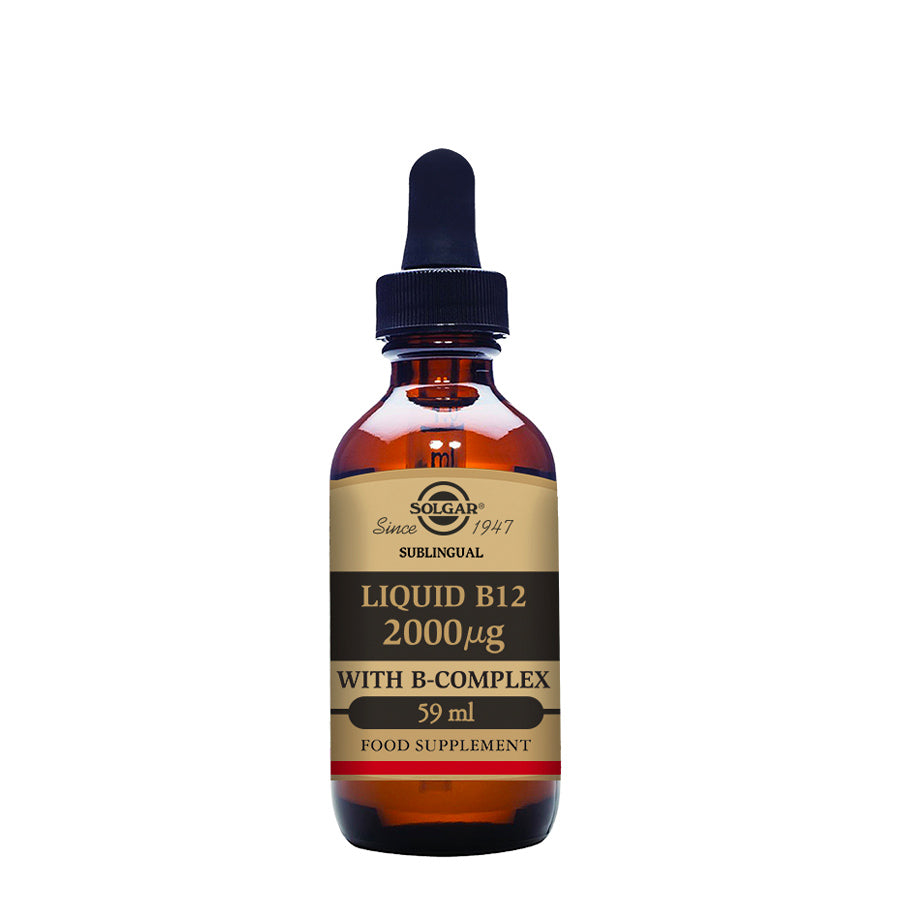 Solgar Liquid Vitamin B12 with B Complex 2000 mcg 59ml