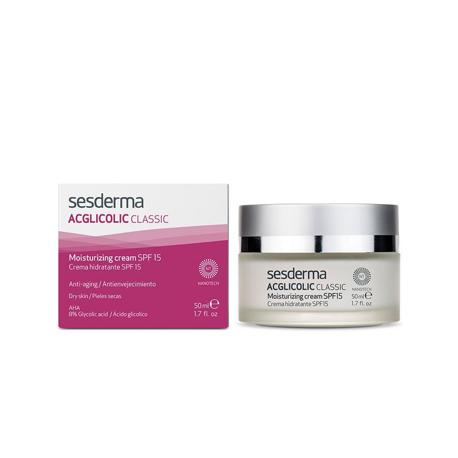 Sesderma Acglicolic Classic Creme Hidratante SPF15 50ml