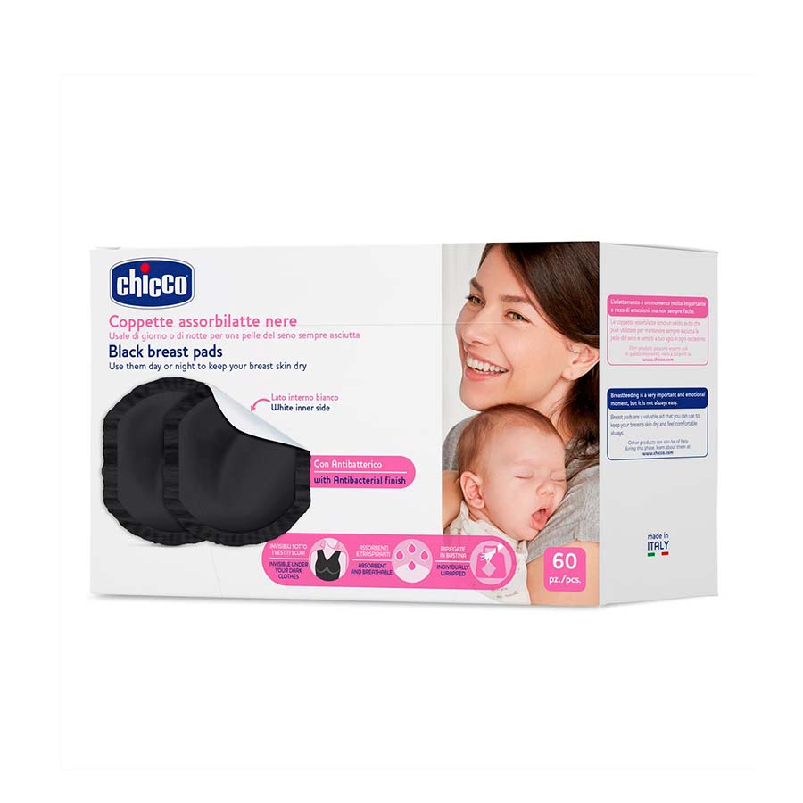 Chicco Discos de Aleitamento Pretos x60