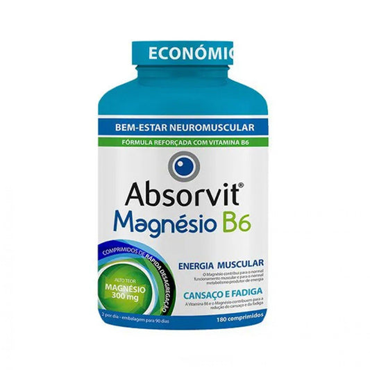 Absorvit Magnésio+B6 Comprimidos x180