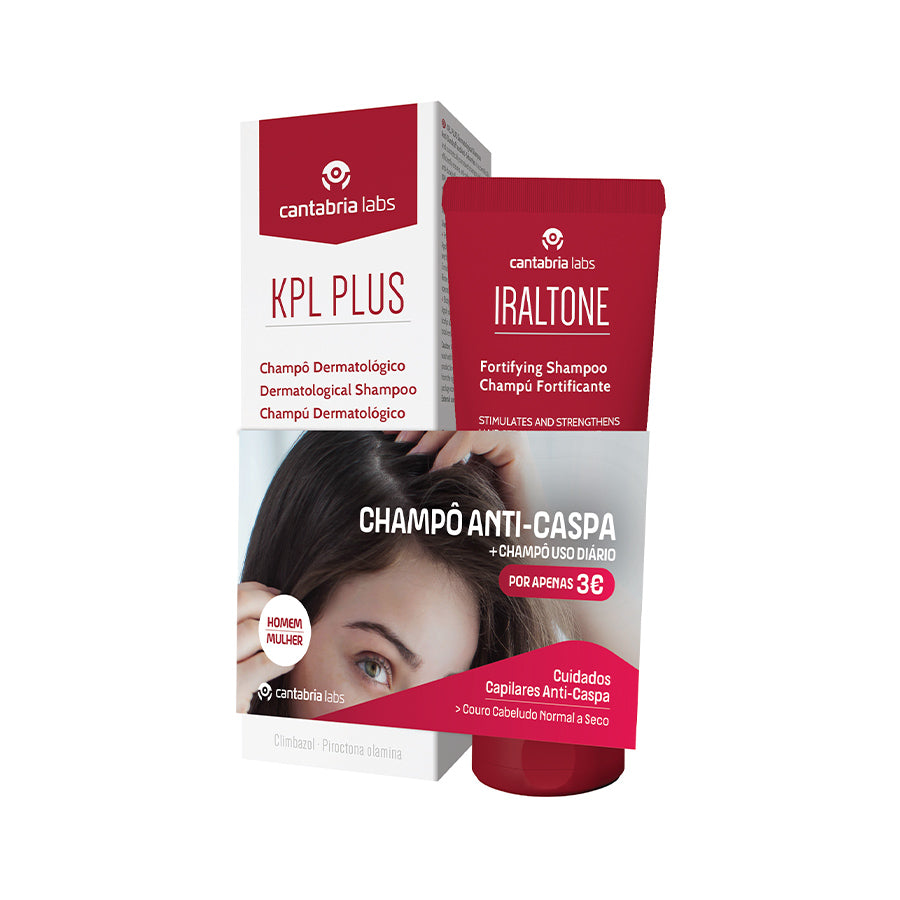 KPL Plus Shampoo 200ml + Iraltone Fortifying Shampoo 200ml