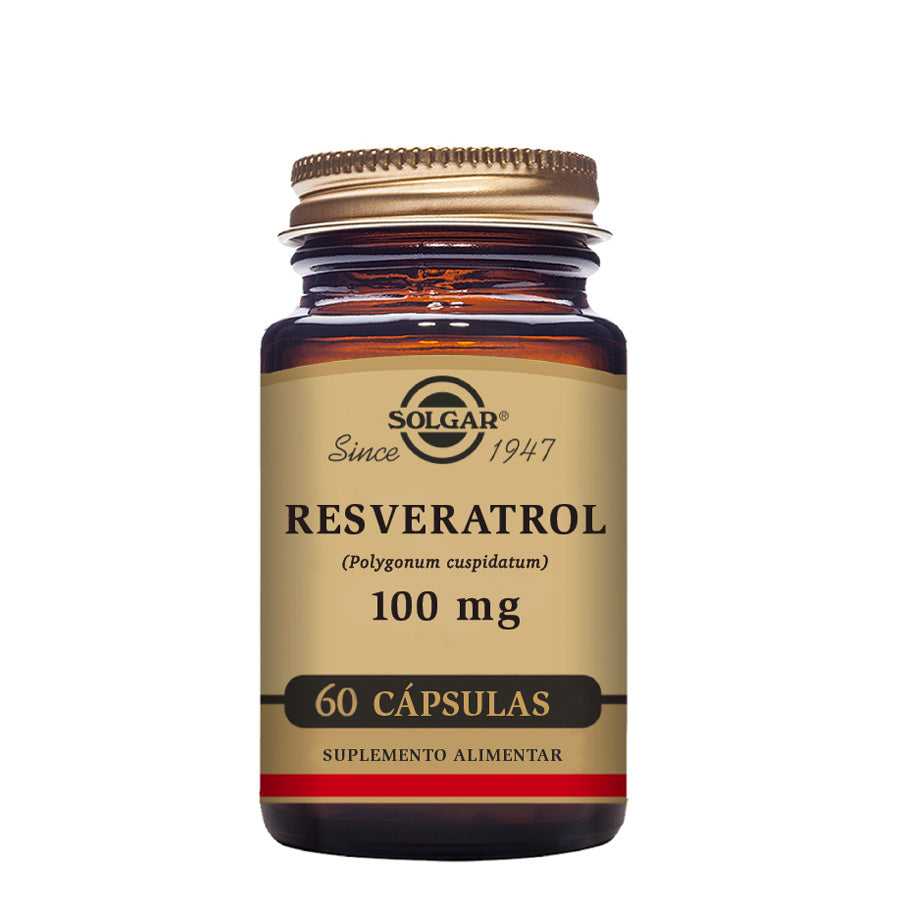 Cápsulas Solgar Resveratrol 100 mg x60