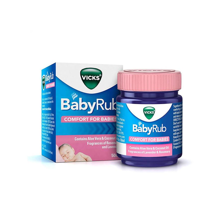 Vicks Babyrub Pomada Hidratante Calmante 50g