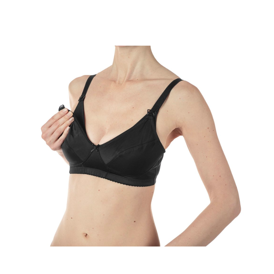 Chicco Breastfeeding Microfiber Bra Size 36D Black