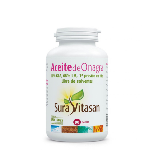 Sura Vitasan Óleo de Onagra 500mg Cápsulas x90