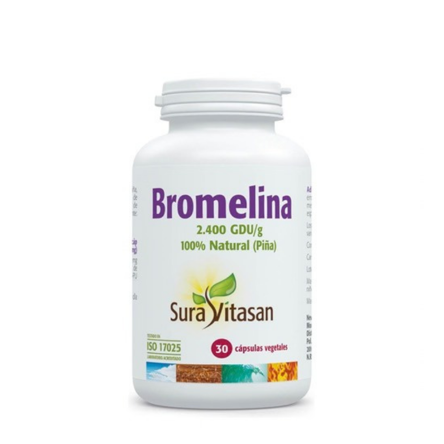 Sura Vitasan Bromelina Cápsulas x30