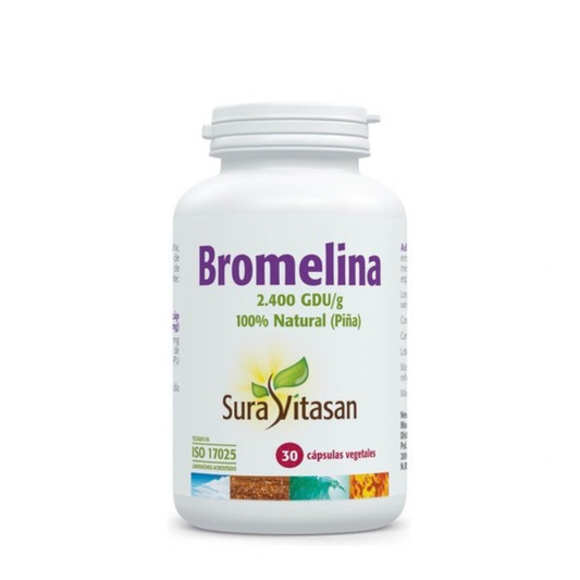 Sura Vitasan Bromelina Cápsulas x30