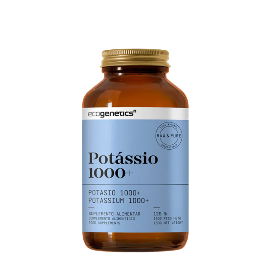 Ecogenetics Potássio 1000+ Cápsulas x120