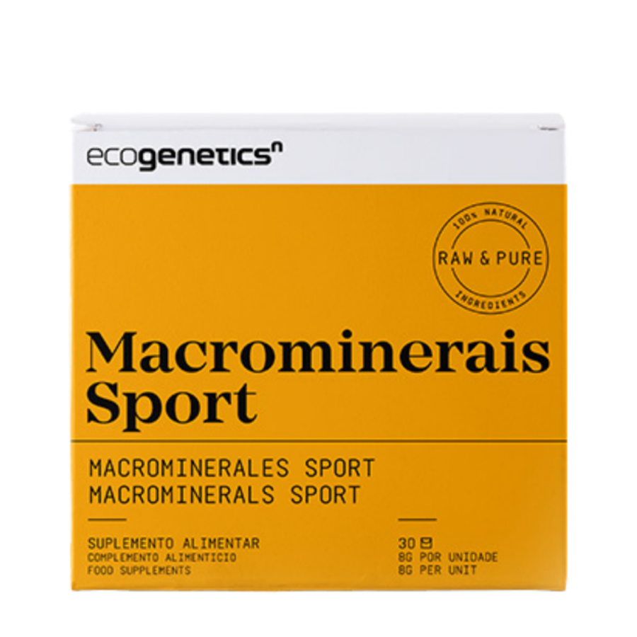 Ecogenetics Macrominerais Sport Saquetas x30