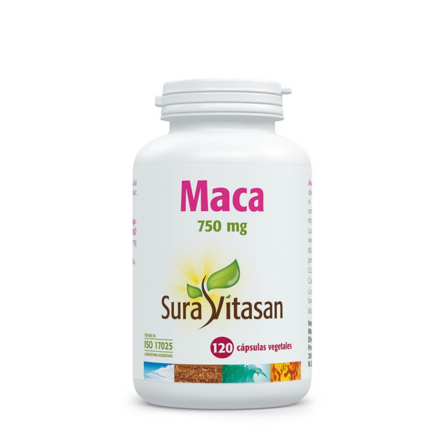 Sura Vitasan Maca 750mg Cápsulas x120