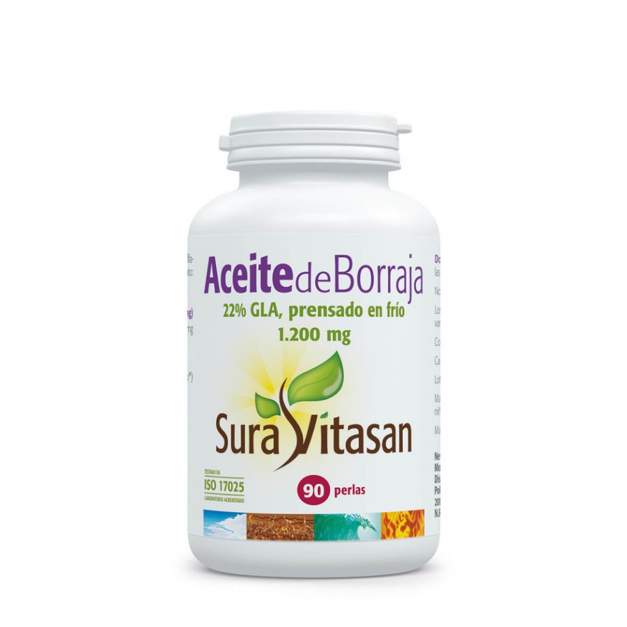 Sura Vitasan Óleo de Borragem 1200mg Cápsulas x90