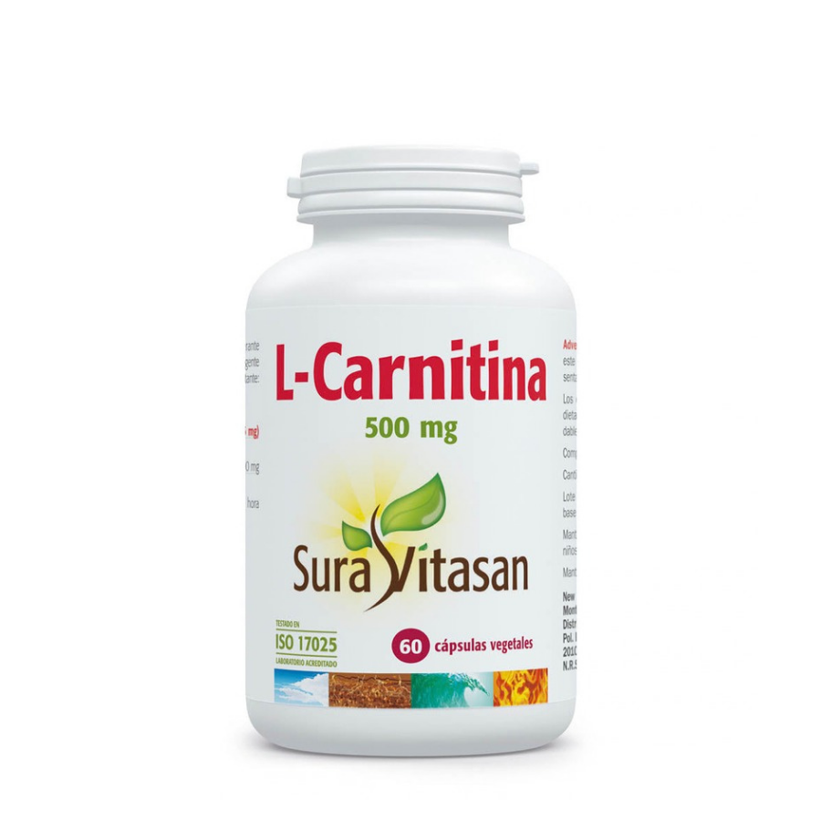 Sura Vitasan L-Carnitina 500mg Cápsulas x60