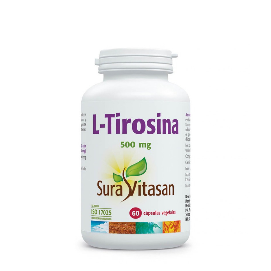 Sura Vitasan L-Tirosina 500mg Cápsulas x60