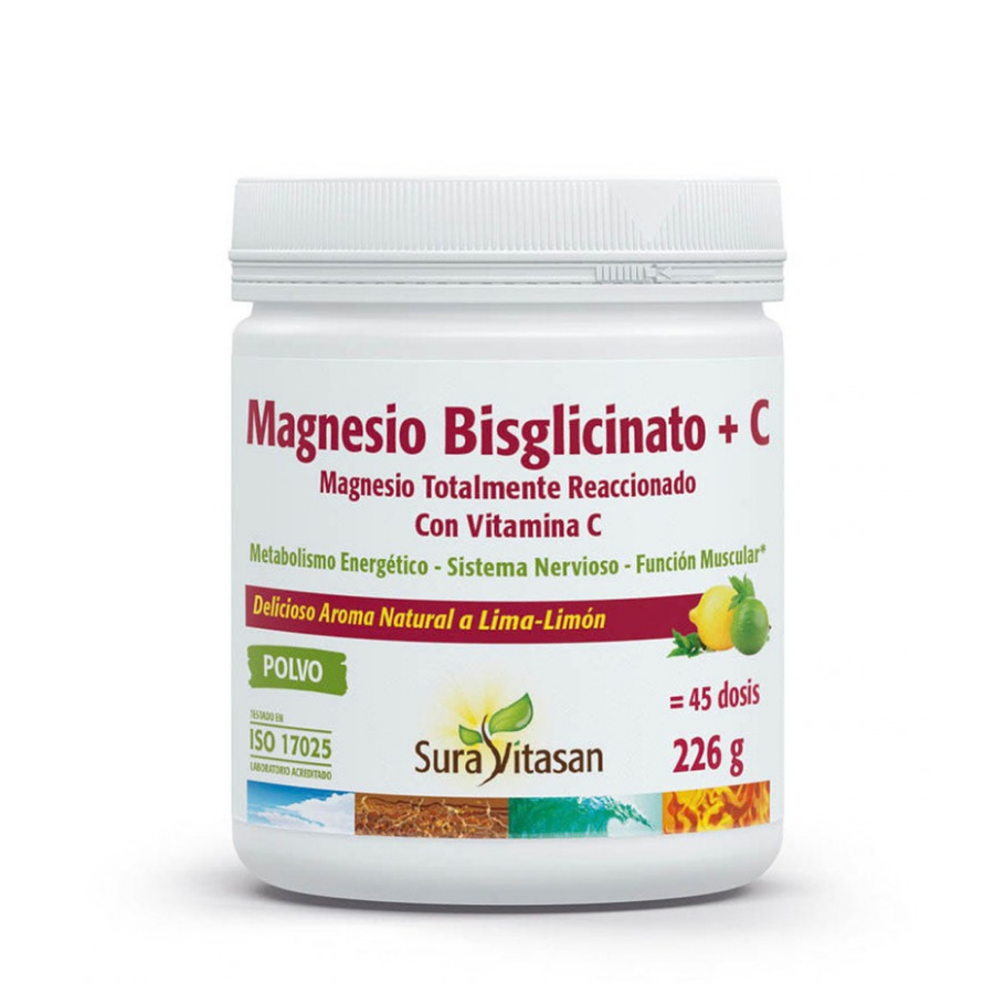 Sura Vitasan Magnésio Bisglicinato + C 226g